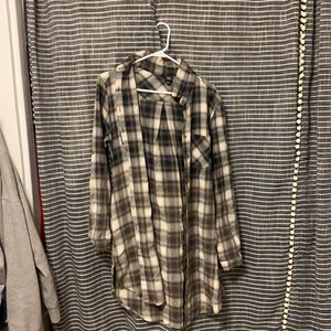 Long Button Up Flannel